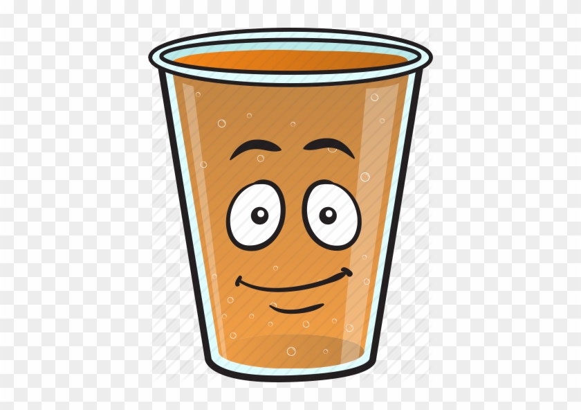Vector Free Stock Iced Coffee Emoji Cartoons By Vector - Cartoon Cup Of Water #1401546
