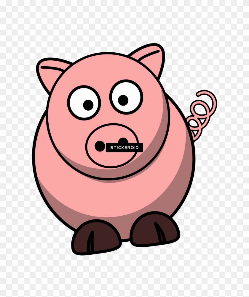 Pig - Cartoon Pig Throw Blanket #1401619