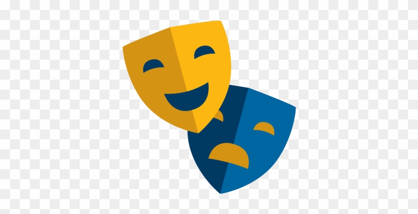 holdall Alternativ Hr Image Free Library Saint James School Emojis - Blue And Yellow Theatre Masks  - Free Transparent PNG Clipart Images Download