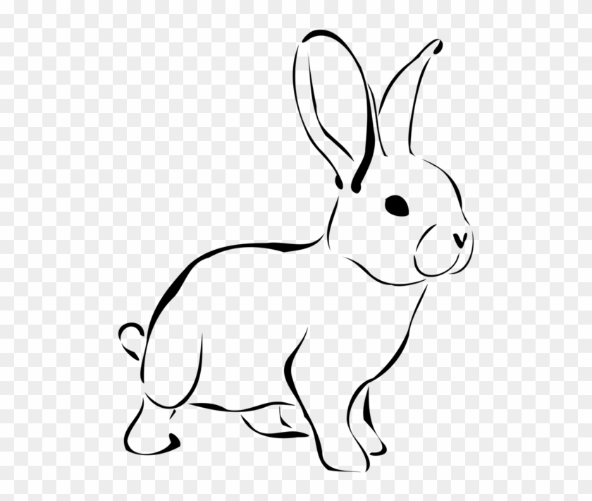 All Photo Png Clipart - Rabbit Black And White #1401724