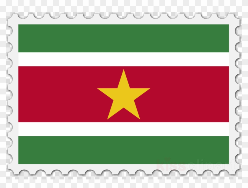 Flag Of The World Quiz Level 8 Clipart Flag Of Suriname - Suriname Flag #1401734
