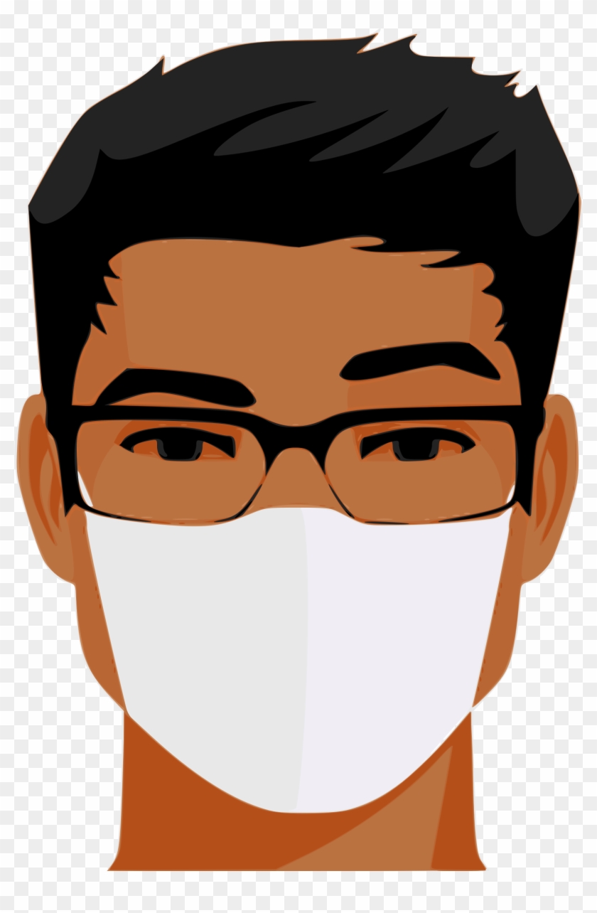 Man In A Mask - Mask Sick Clipart #1401828