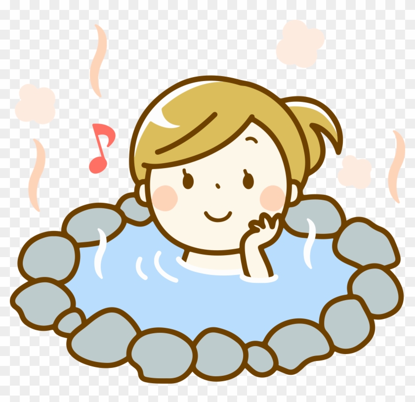 Onsen - Clipart Hot Spring Png #1401830