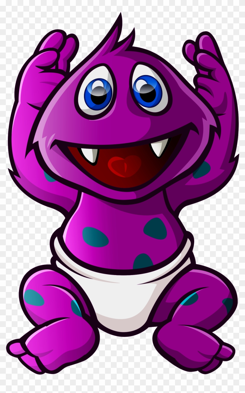 Baby Cupcake Monster Boys N Girls Online - Infant #1401841