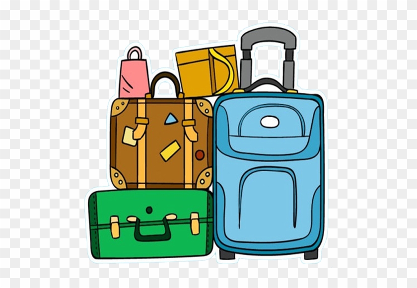 Baggage - Suitcase Cartoon - Free Transparent PNG Clipart Images Download