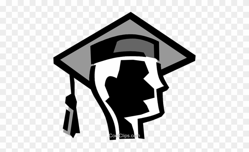 Graduating Student Royalty Free Vector Clip Art Illustration - Graduating Student Royalty Free Vector Clip Art Illustration #1401944