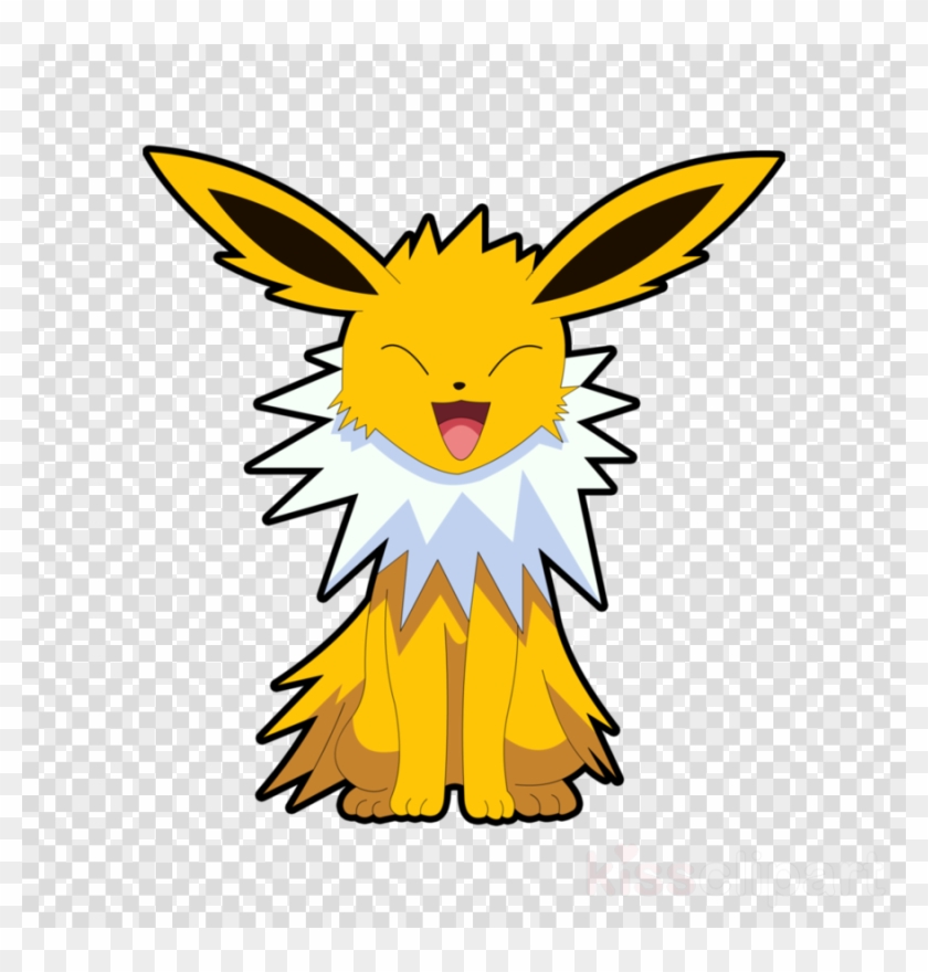 Jolteon Sitting Clipart Jolteon Pokémon Eevee - Jolteon Sitting Down #1401947