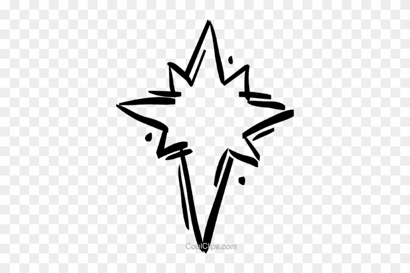 Christmas Star Royalty Free Vector Clip Art Illustration - Christmas Star Vector Png #1401952