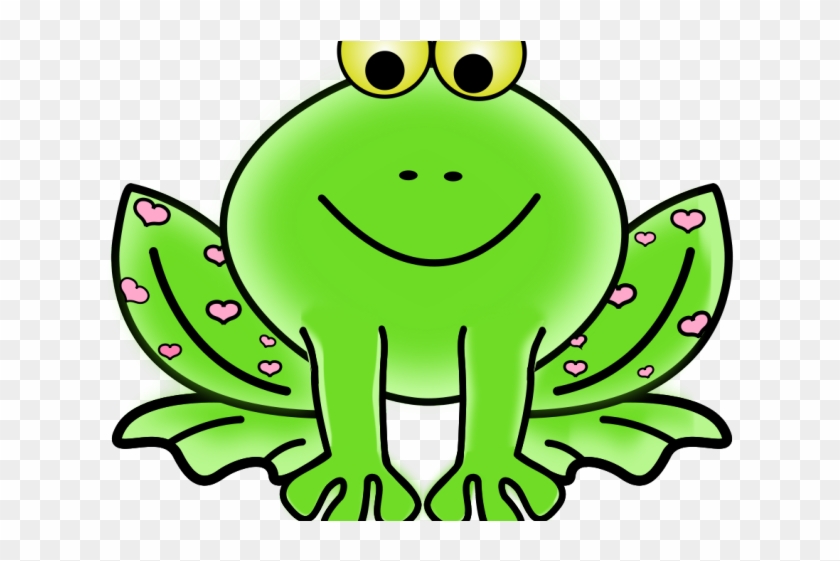 Green Frog Clipart Dissected - Clip Art Frog Jumps #1401964