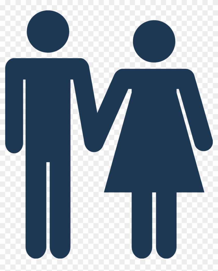 Couple - Female Toilet Sign #1402120