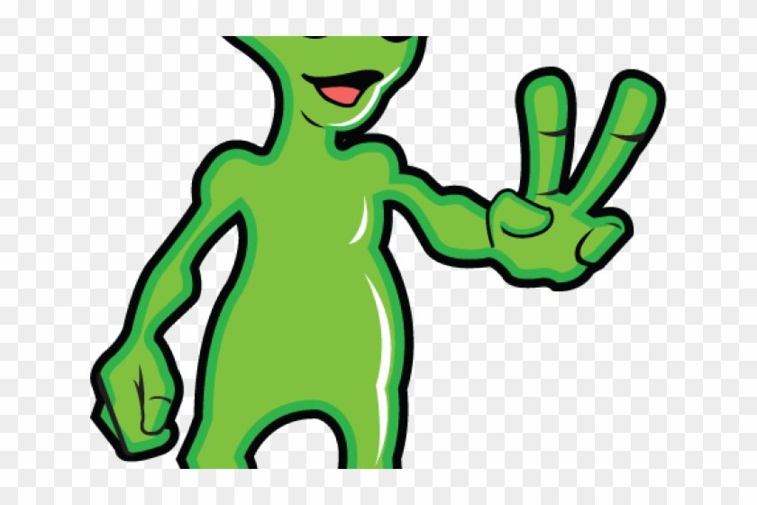 Fingers Clipart Peace - Alien Clipart Png #1402145