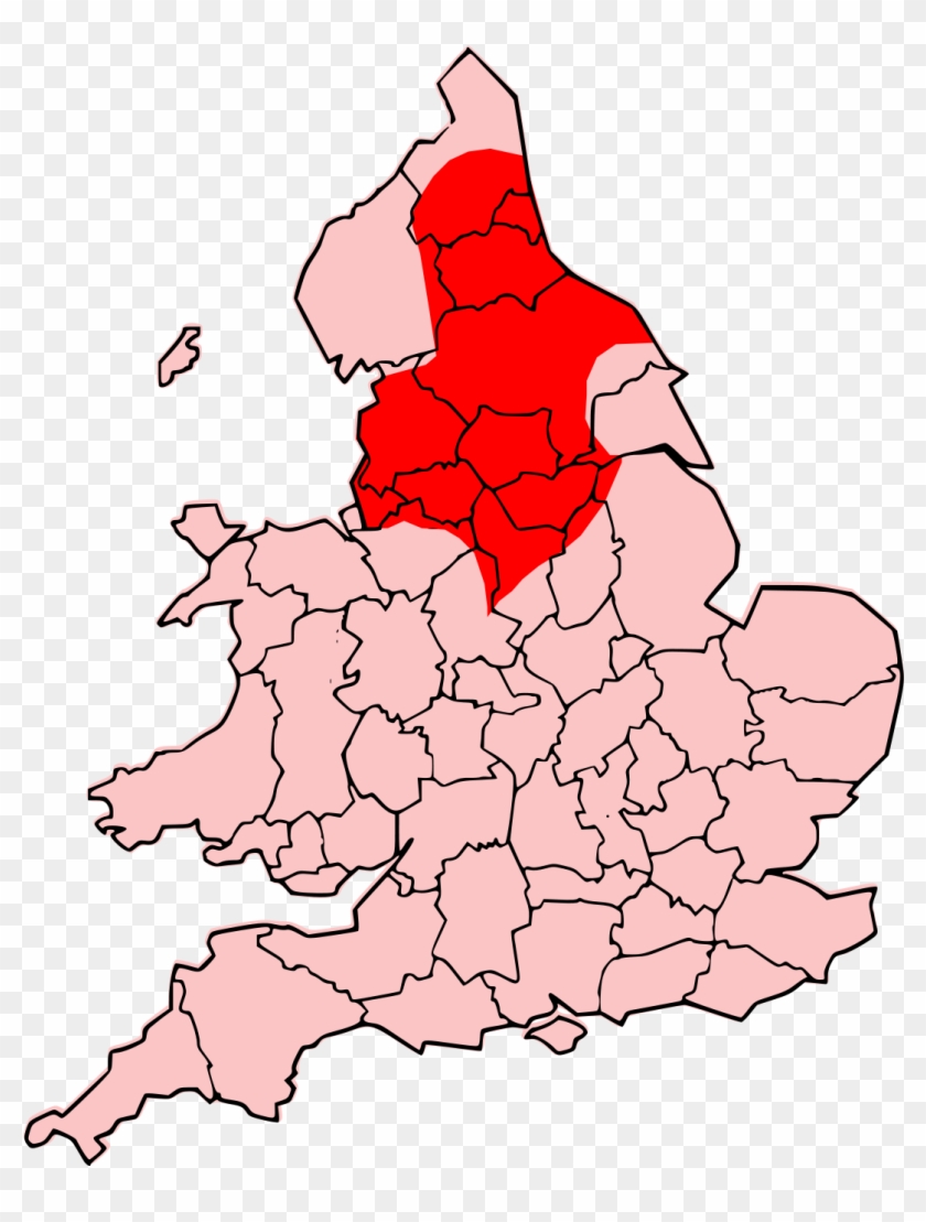 Map Of The Territory Of The Brigantes - Counties Of England #1402295