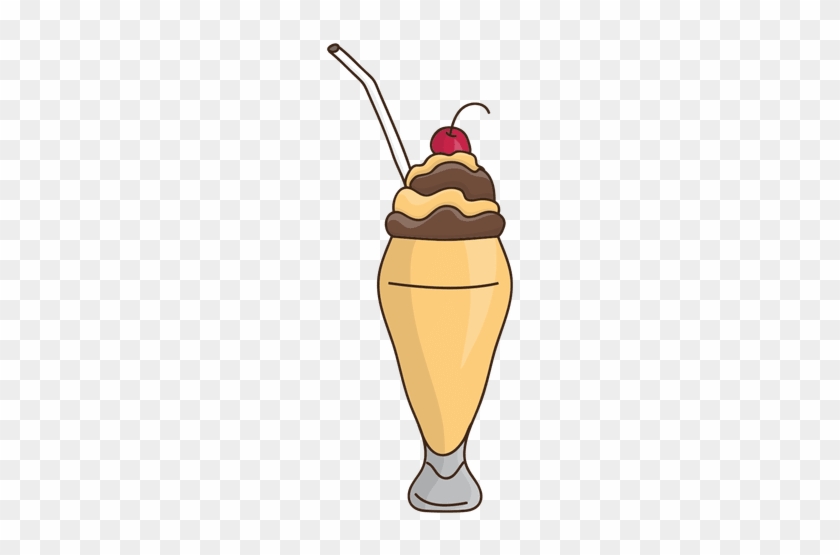 Milkshake Clipart Dessert - Transparent Background Cartoon Milkshake Transparent #1402331