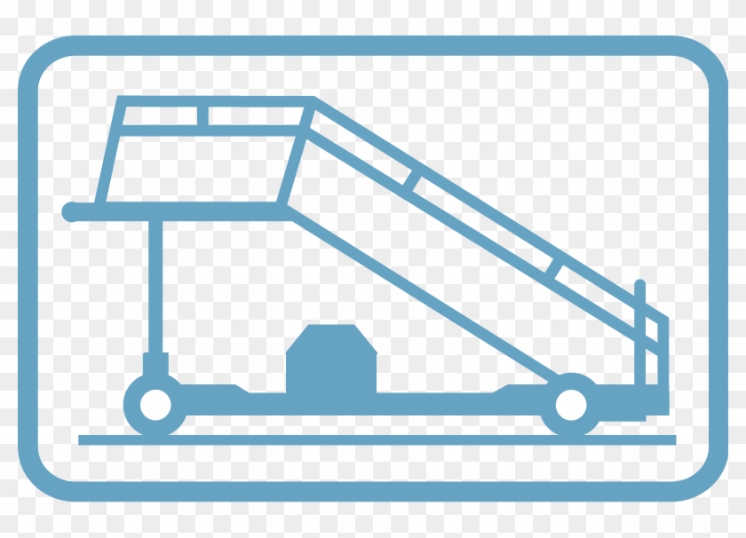 Pictogram For Passenger Stairs, Passenger Boarding - Disabled Signs #1402427