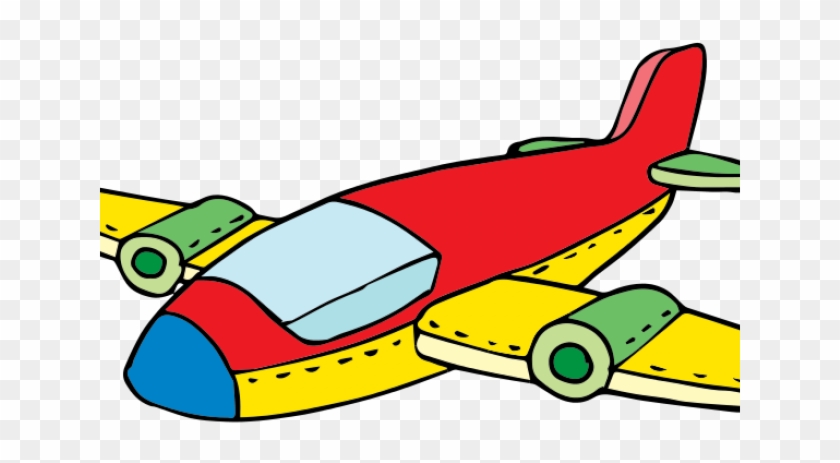Plane Clipart Jetliner - Toy Plane Clip Art #1402429