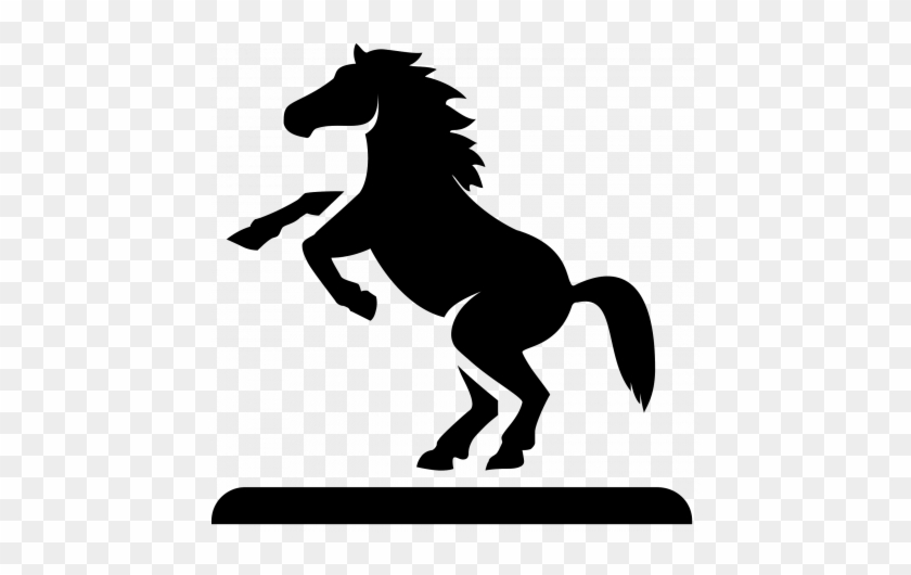 Stallion Vector - Horse Statue Icon #1402432