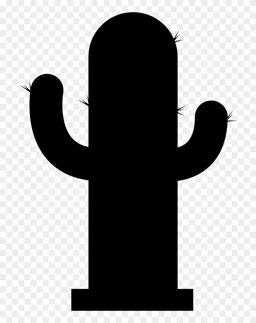 Cactus Silhouette Png Clipart Free Download - Cactus Silhouette Png #1402458