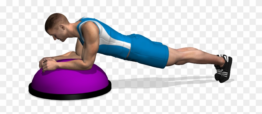 Bosu Ball Push Ups - Plank Su Bosu #1402500