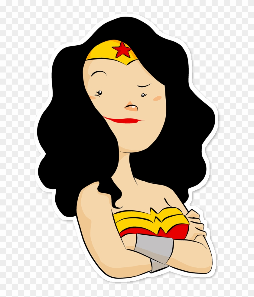 Adesivo De Jacqueline Lima Colab Limana Tags - Wonder Woman #1402518
