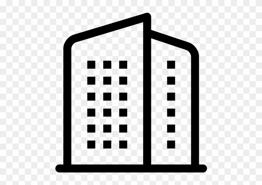 Plaza Building, Building, Communication Icon - Apartment Symbol #1402577