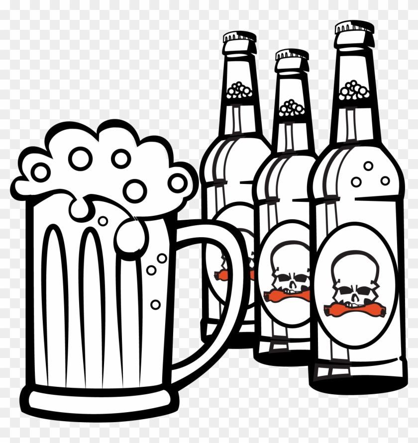 Beer Garden Vendors - Botella De Cerveza Dibujo - Free Transparent PNG  Clipart Images Download