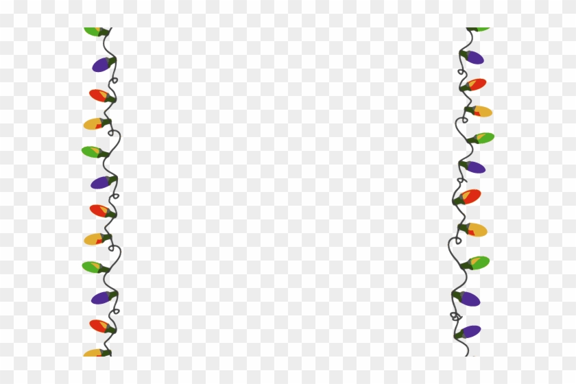 Xmas Lights Clip Arts And Borders - Clip Art Christmas Lights Border #1402717