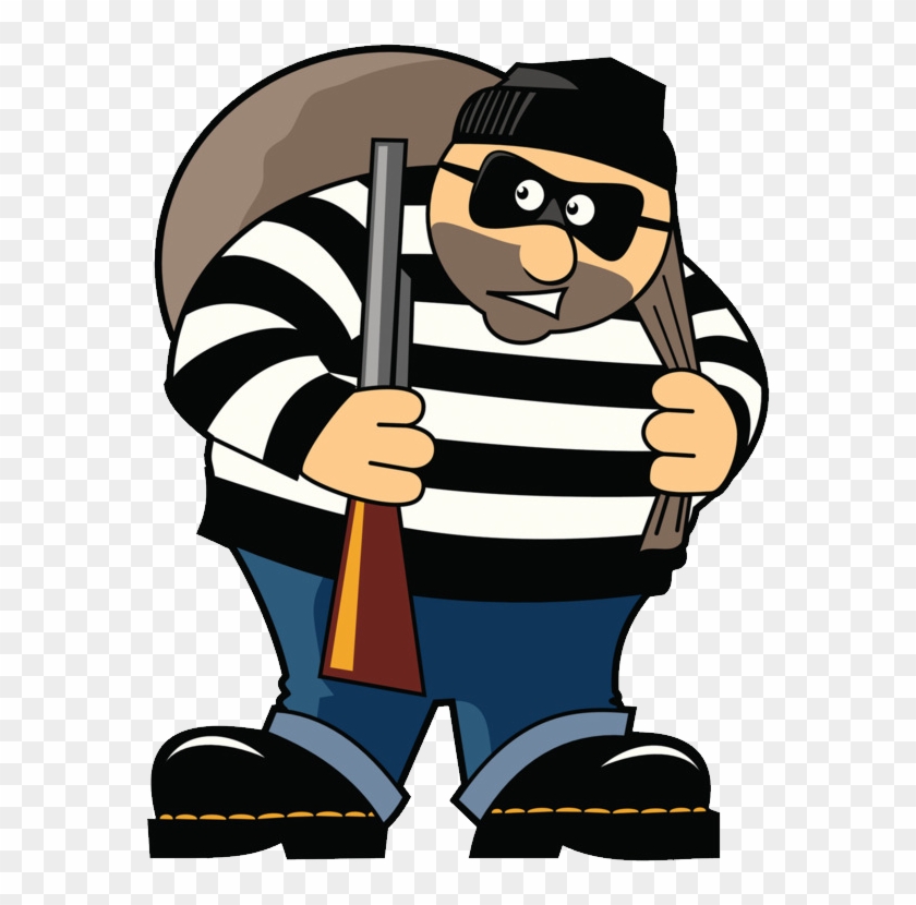 Thief, Robber Png - Cartoon Robber #1402743