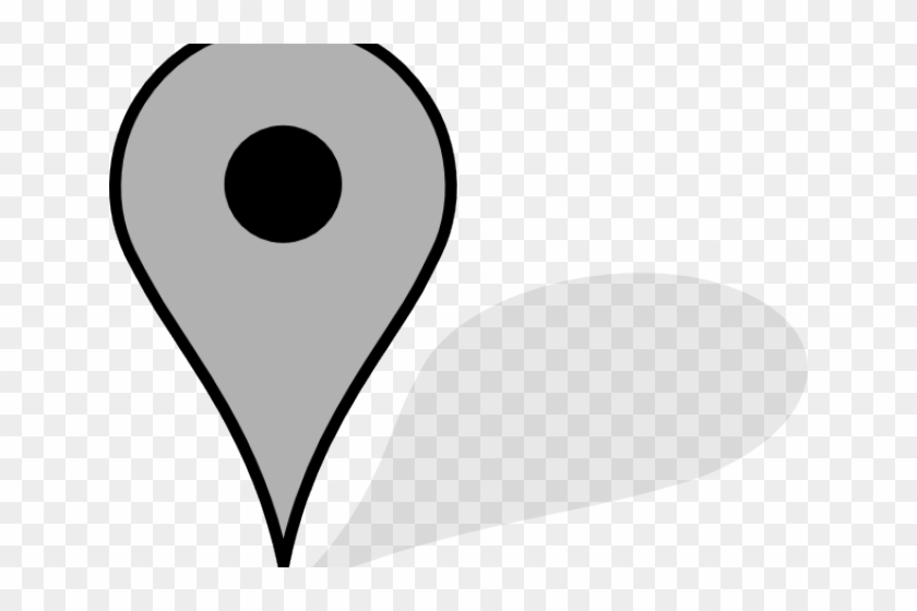 Pointer Clipart Google Map - Google Maps Pointer Icon Gray #1402751