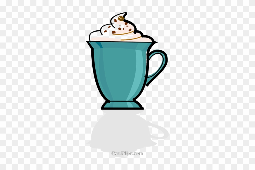 Gourmet Coffee Royalty Free Vector Clip Art Illustration - Hot Chocolate Clipart #1402789