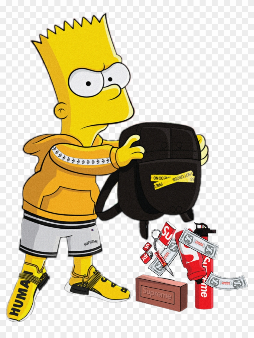 Bart Simpson Supreme Gucci Simpsons Brick Bartsupreme - Hypebeast Bart Simpson Supreme #1402823
