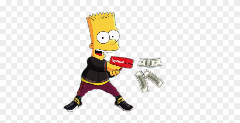 Report Abuse - Bart Simpson Supreme Transparent #1402827