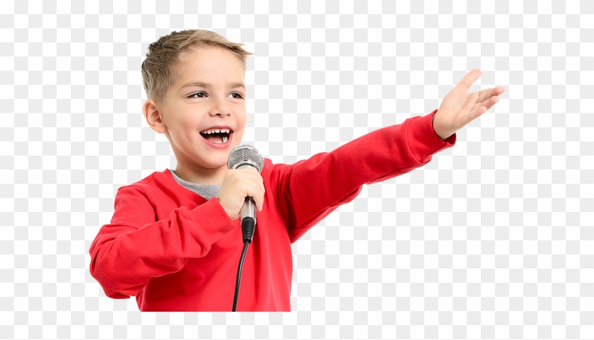 Kids Transparent Boy - Kid Singing Png #1402882