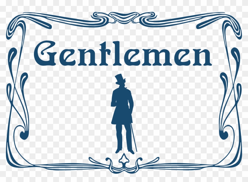 Door Clipart Toilet Door - Gentlemen Wc #1402915