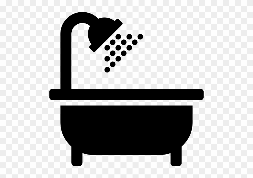 Bath, Bathroom, Bathtub Icon - Transparent Background Bathtub Icon #1402923