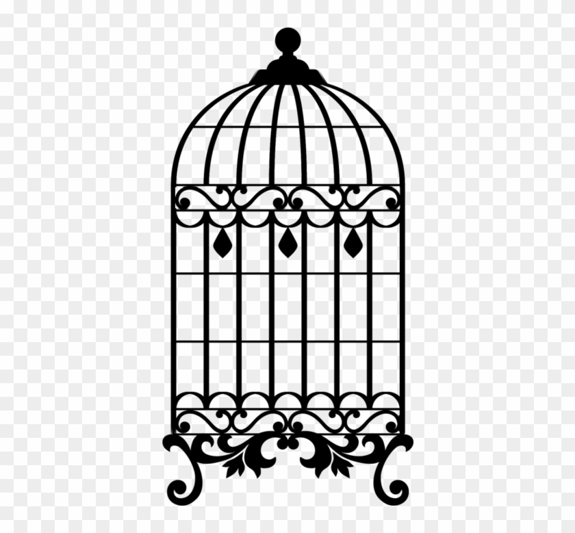 Cage Bird Png - Gaiola Silhueta #1403102