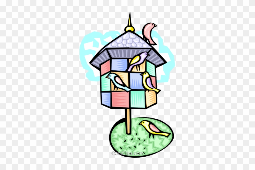 Aviary And Birds Royalty Free Vector Clip Art Illustration - Aviary And Birds Royalty Free Vector Clip Art Illustration #1403103