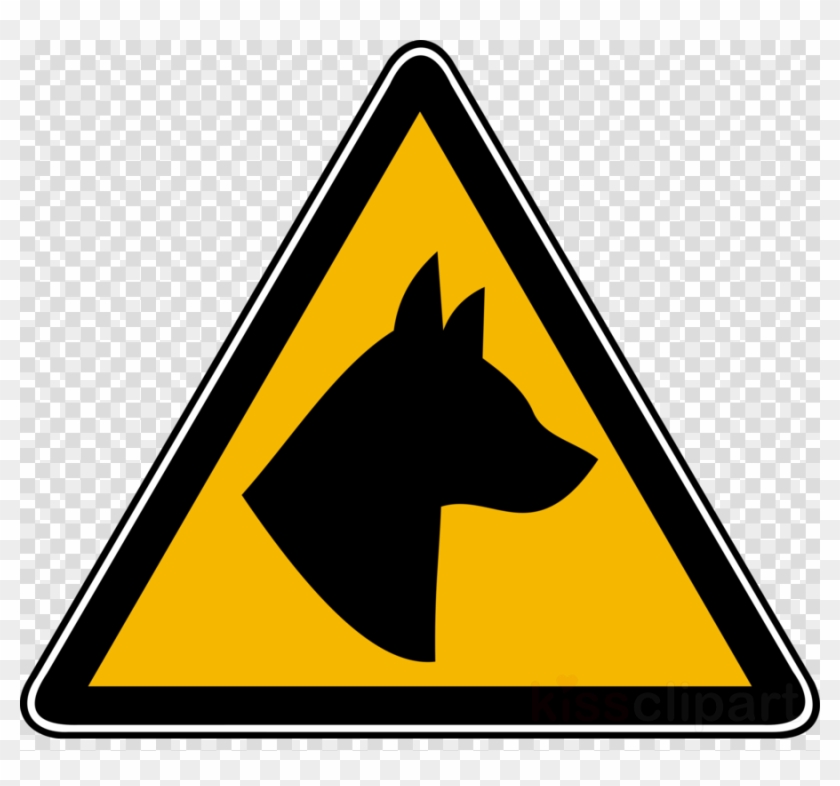Caution Dogs Sign Clipart German Shepherd Warning Sign - Caution German Shepherd Sign #1403116
