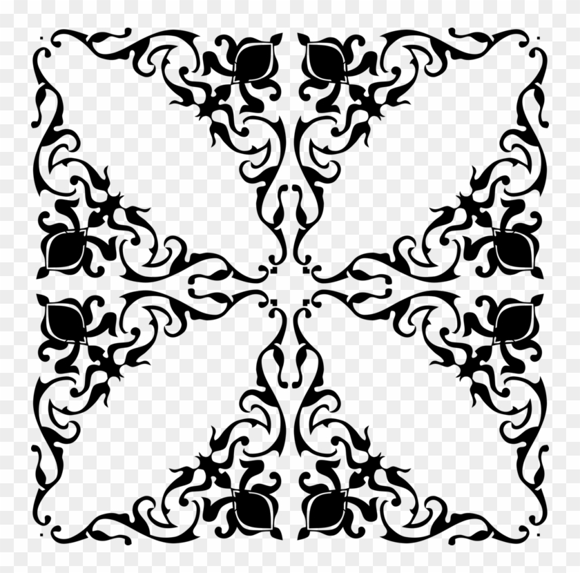 Picture Frames Ornament Drawing Gold Black And White - Indigorosewood Boho Medieval Renaissance Golden Crystal #1403128