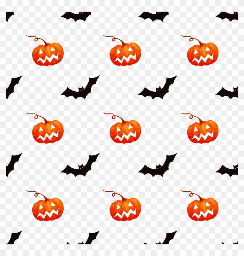 Halloween Pattern Png Clipart Halloween Clip Art - Halloween Bat Images Clip Art #1403205
