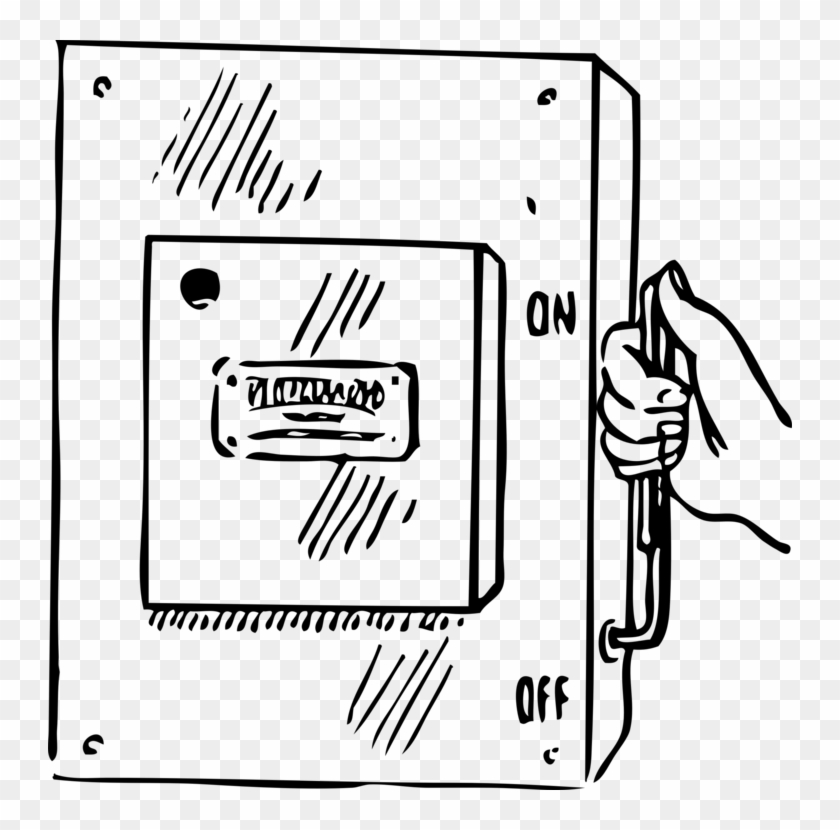 Circuit Breaker Electrical Network Electrical Switches - Circuit Breaker Clipart #1403214