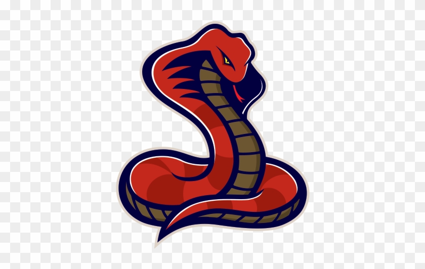 Printed Vinyl Red Stickers Factory - Snake Mascot Logo Png #1403269
