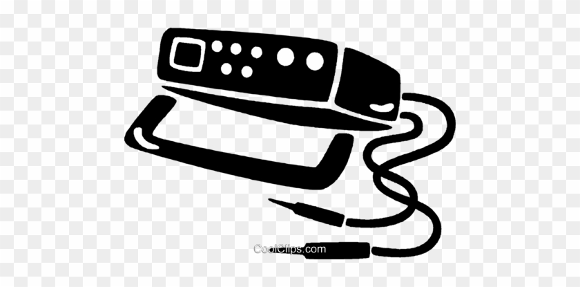 Cb Radio Royalty Free Vector Clip Art Illustration - Citizens Band Radio #1403442