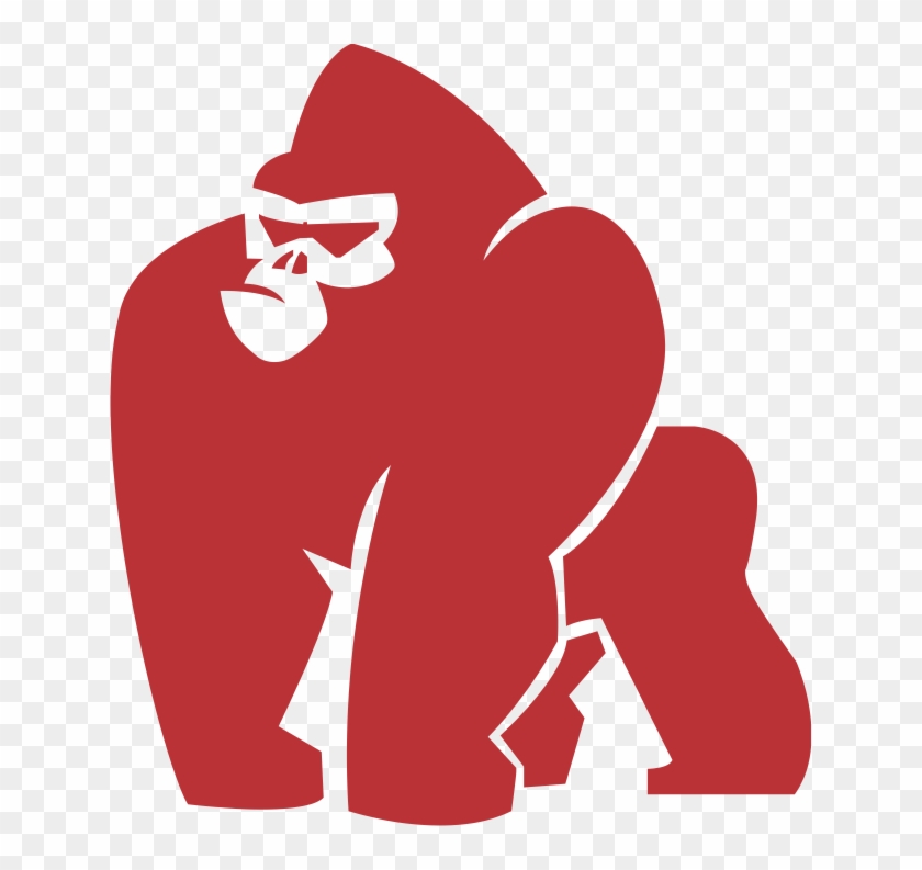 Svg Royalty Free Library Ape Clipart Gorilla Mask - Kingcon Construction #1403533