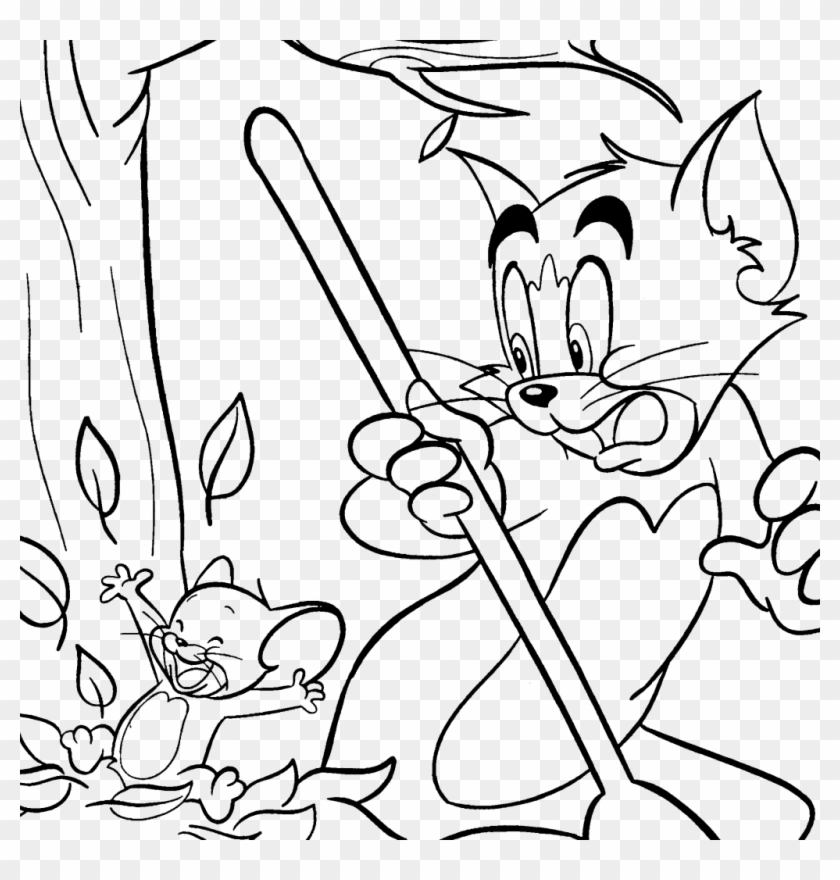 Picture Thanksgiving Tom And Jerry Coloring Pages 2 - Tom And Jerry Coloring Pages #1403536