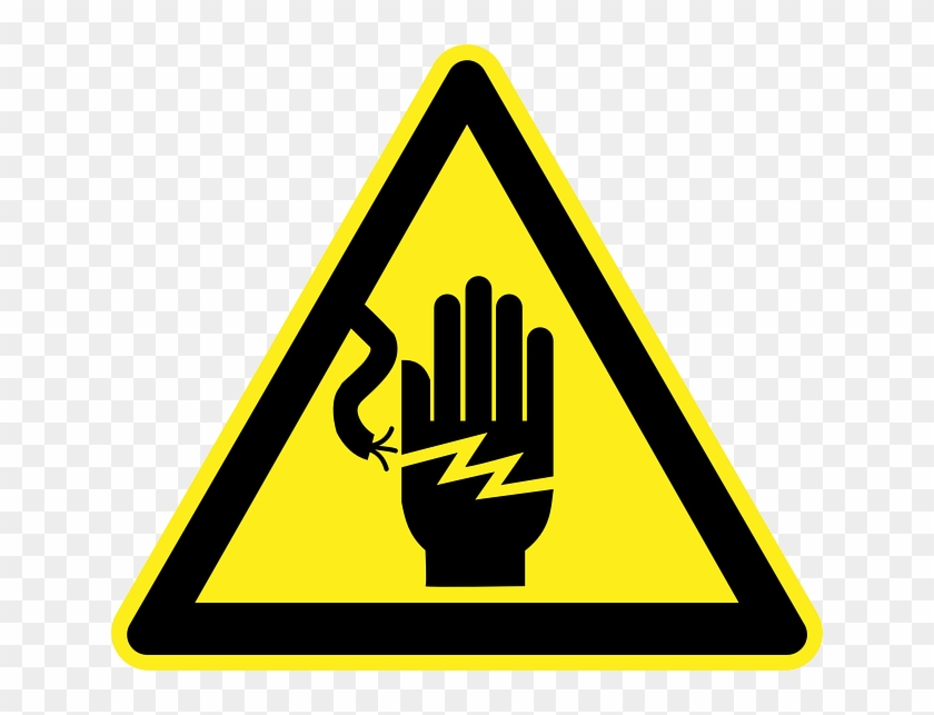 Warning Sign Symbol Computer Icons Hazard - Fire Hazard Sign Png #1403594