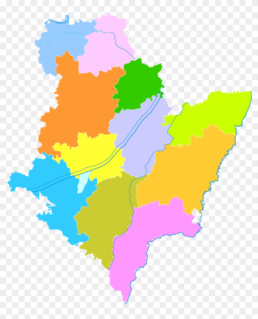 Administrative Division Hengshui - 衡水 地图 #1403619
