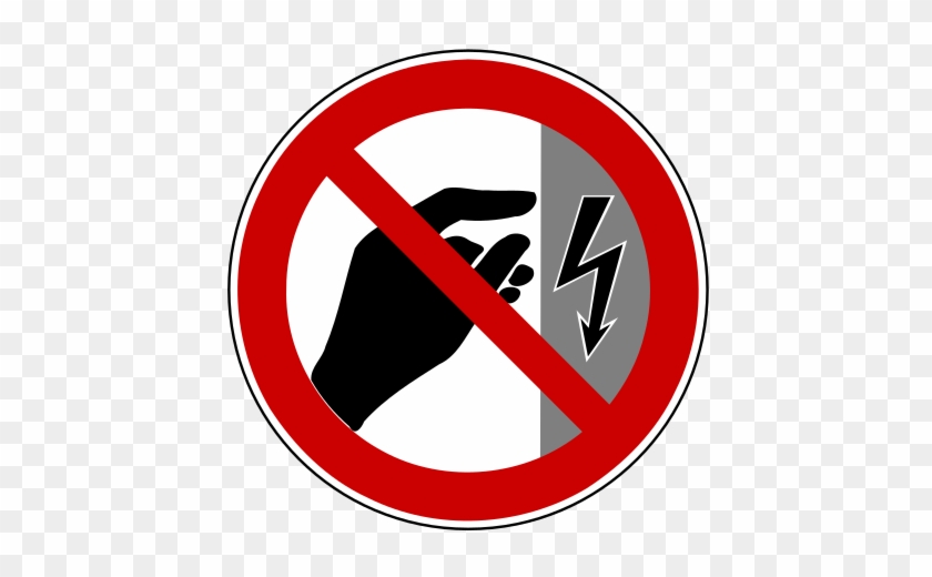 This Electrical Hazard Warning Sign Used In Germany - Occupational Safety And Health Signs Or Symbols #1403620