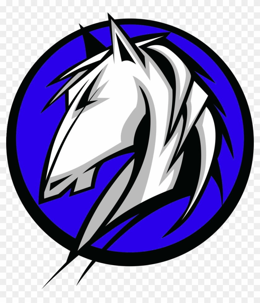 Highland Elementary - Logo Horse In A Circle #1403637