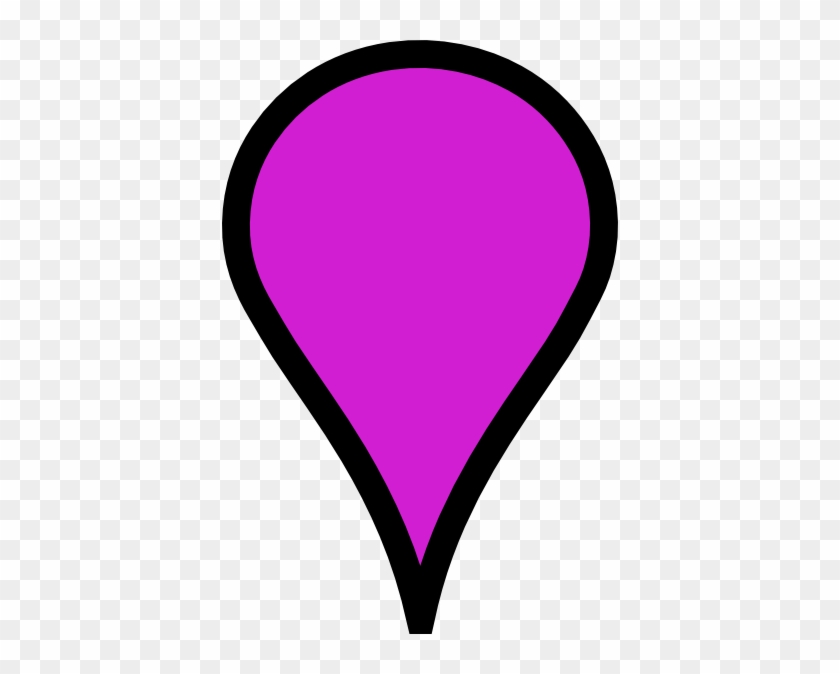 Purple Pinpoint Clip Art At Clker Com - Google Maps Icon Pink #1403718