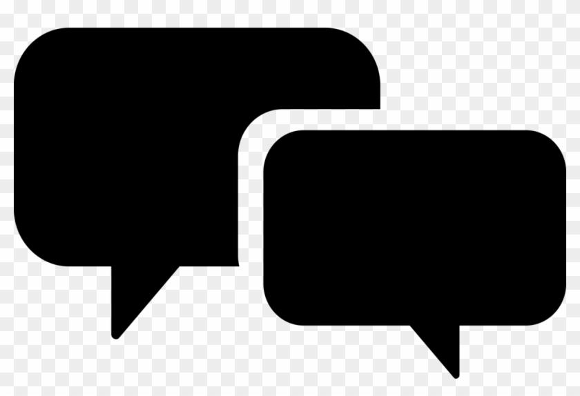 Computer Icons Online Chat Runescape Internet Forum - Overlapping Speech Bubbles Png #1403855
